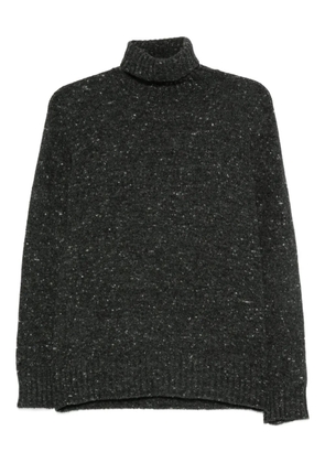 Drumohr speckled turtleneck sweater - Grey