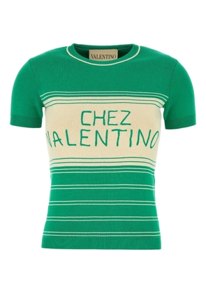 Valentino Garavani striped sweater - Green