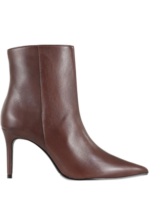 Schutz pointed-toe zip-fastening boots - Brown