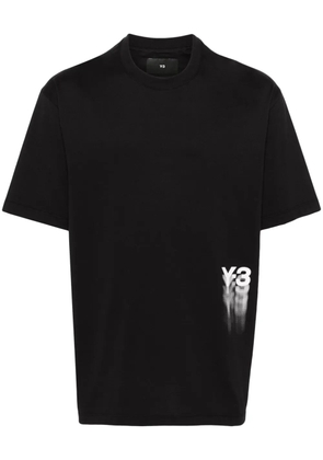 Y-3 GFX SS cotton T-shirt - Black