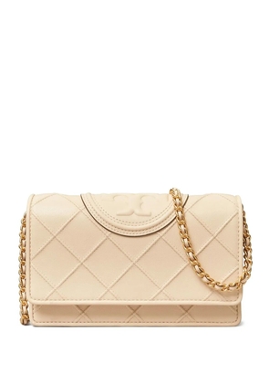 Tory Burch Fleming Soft chain wallet - Neutrals
