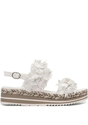 Toni Pons fringed platform sandals - White