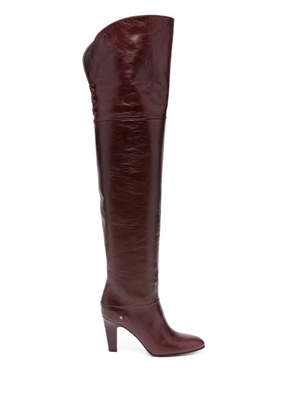 Chloé 90mm Eve leather boots - Red