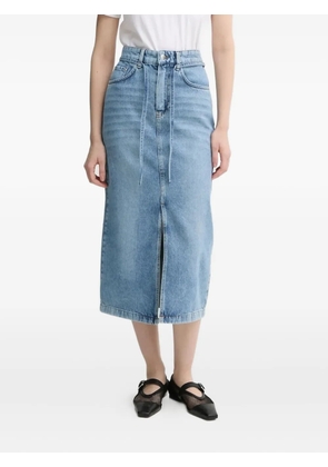 Day Birger Et Mikkelsen Ben drawstring denim midi skirt - Blue