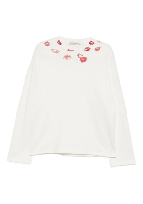 Joshua Sanders graphic-print cotton T-shirt - Neutrals