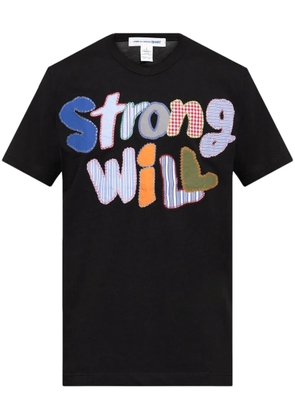 Comme Des Garçons Shirt Strong Will T-shirt - Black