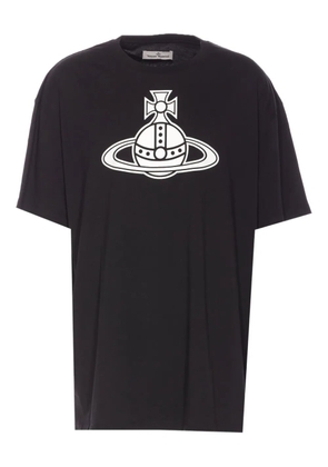 Vivienne Westwood Paris Orb-print cotton T-shirt - Black