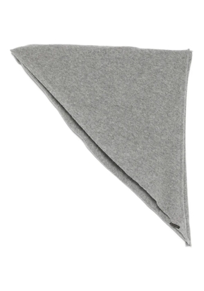 Faliero Sarti triangle scarf - Grey