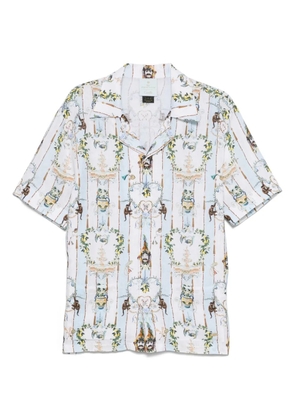 Camilla linen shirt - Blue