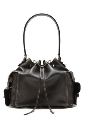 Acne Studios drawstring shoulder bag - Brown