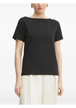 Liviana Conti boat-neck T-shirt - Black