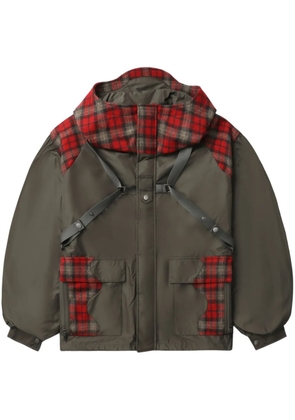 Andersson Bell harness hooded jacket - Green