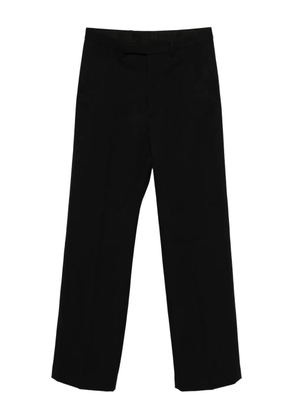 Rick Owens pressed-crease trousers - Black