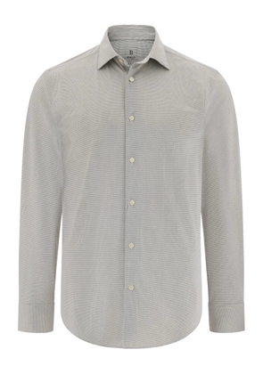 Boggi Milano long-sleeve button-up shirt - Brown