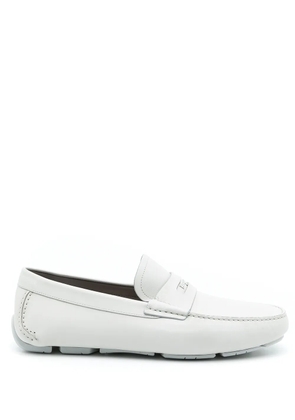 Ferragamo penny-slot leather driving loafers - Neutrals