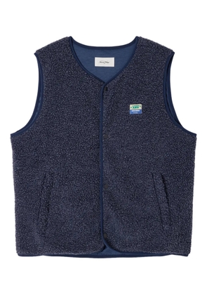 American Vintage Hoktown sherpa gilet - Blue