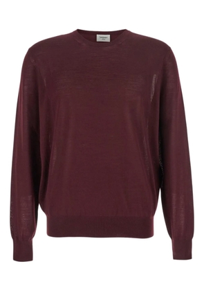 Saint Laurent crew-neck cashmere sweater - Red