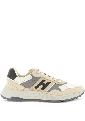 Hogan Hyperlight suede leather sneakers - White