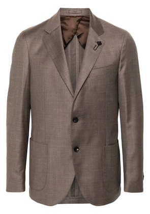 Lardini virgin wool blazer - Brown