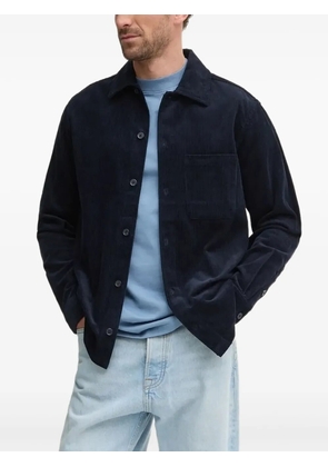 SAMSOE SAMSOE corduroy shirt jacket - Blue