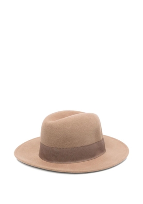 GAYNOR BONGARD wool fedora hat - Neutrals