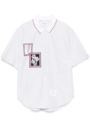 Thom Browne appliqué detailing shirt - White
