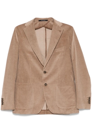 Tagliatore corduroy blazer - Brown