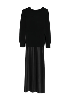 Christopher Esber Monument silk cashmere dress - Black
