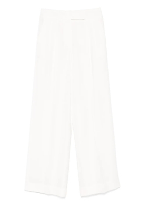 Peserico pleated trousers - White