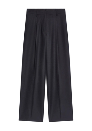 DRIES VAN NOTEN pleated wool pants - Blue