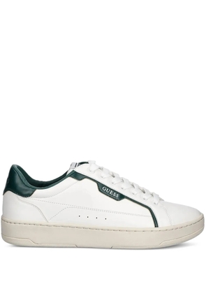 GUESS USA panelled leather sneakers - White