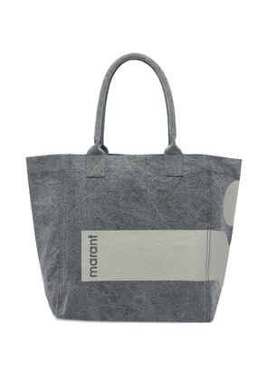 ISABEL MARANT Yenky logo-print tote bag - Grey
