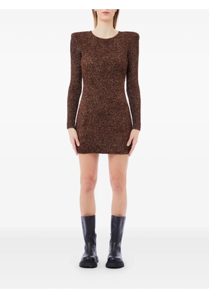 LIU JO open-back mini dress - Brown