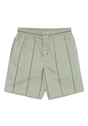 Maison Kitsuné striped shorts - Green
