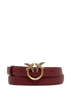 PINKO Love Birds-buckle belt - Brown
