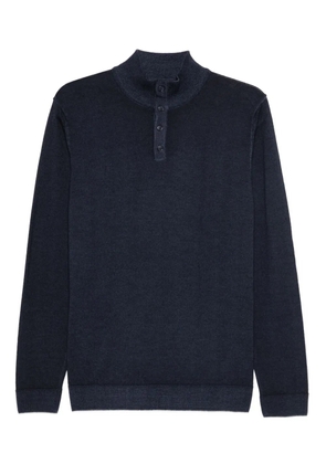 Daniele Fiesoli henley button polo shirt - Blue