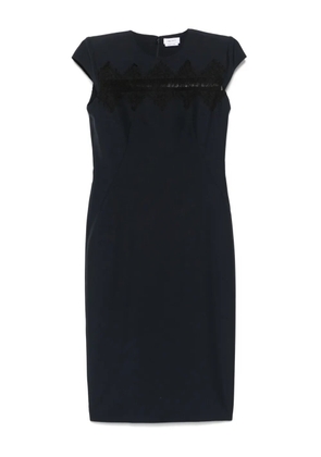 Alexander McQueen tailored pencil midi dress - Blue