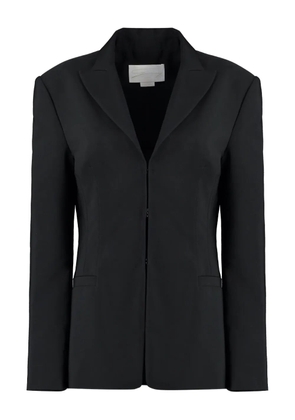 Genny single-breasted blazer - Black