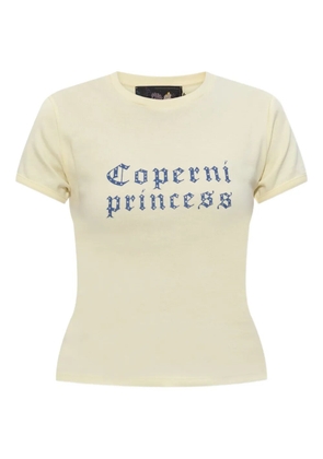 Coperni logo-print T-Shirt - Yellow