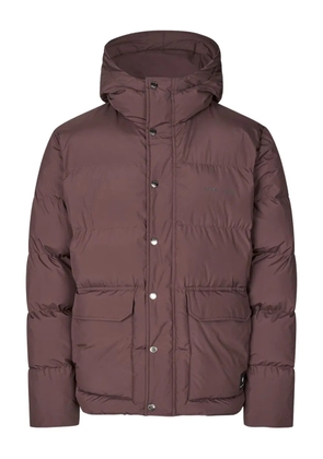 SAMSOE SAMSOE hooded puffer jacket - Brown