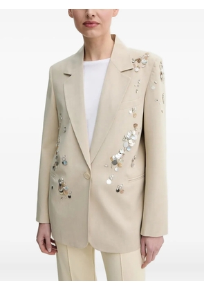 Isabelle Blanche sequin-embellished blazer - Neutrals