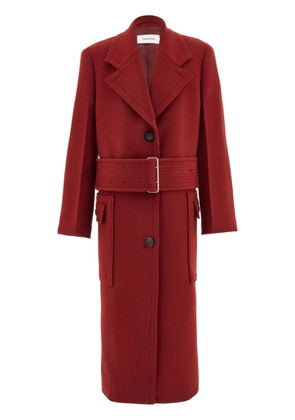 Ferragamo belted coat - Red