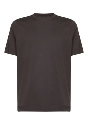 D4.0 crew-neck short-sleeve T-shirt - Brown