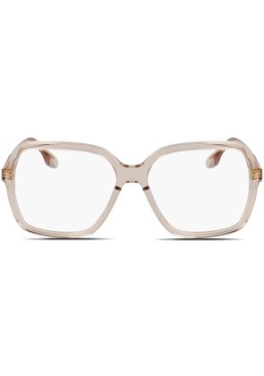 Victoria Beckham Eyewear square-frame glasses - Brown