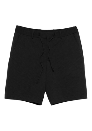 BOSS textured drawstring shorts - Black