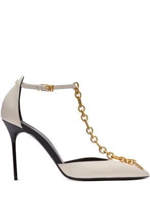 Balmain leather pumps - Neutrals