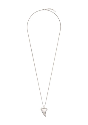 Saint Laurent Shark Tooth necklace - Silver