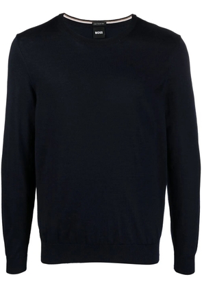 BOSS crew neck pullover sweater - Blue