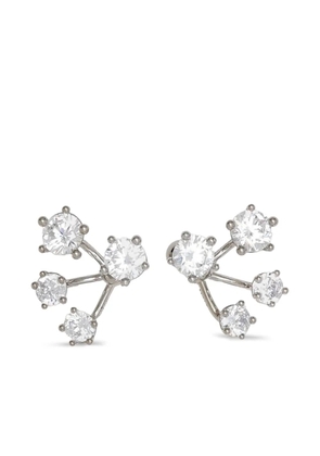 Panconesi crystal-branch earrings - Silver