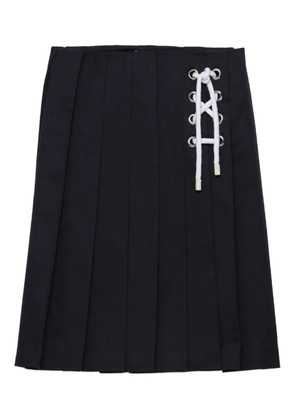Prada pleated midi skirt - Blue